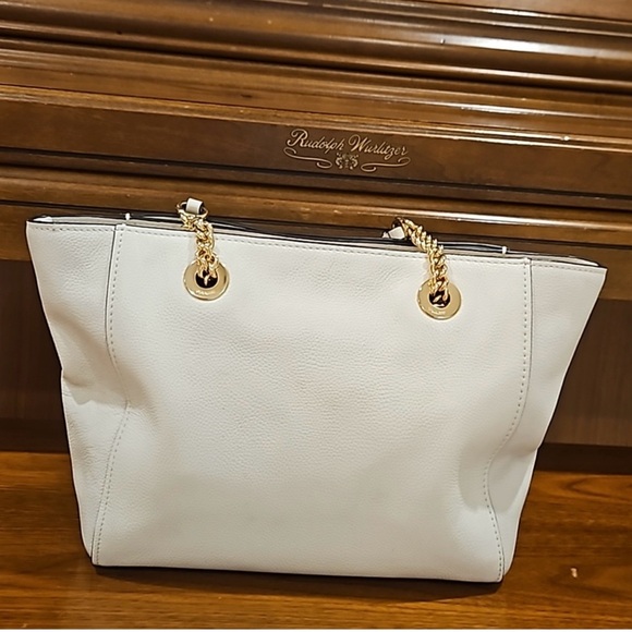 Coach white leather bag - Picture 2 of 12